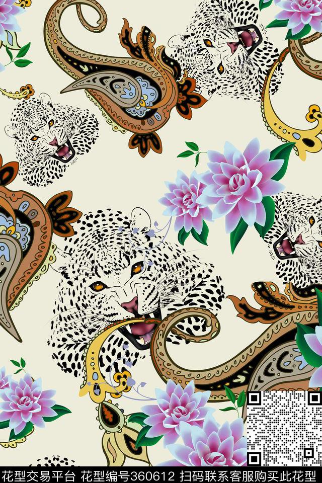 花卉数码印花华亿平台下载（图片编号: 360612） - 瓦栏（Walan）