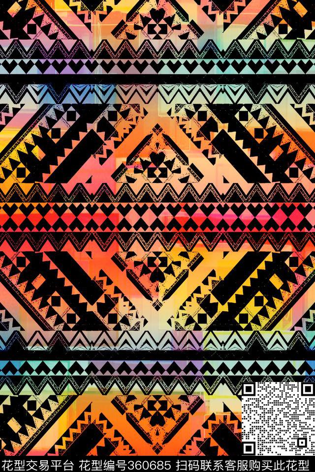 抽象数码印花华亿平台下载（图片编号: 360685） - 瓦栏（Walan）