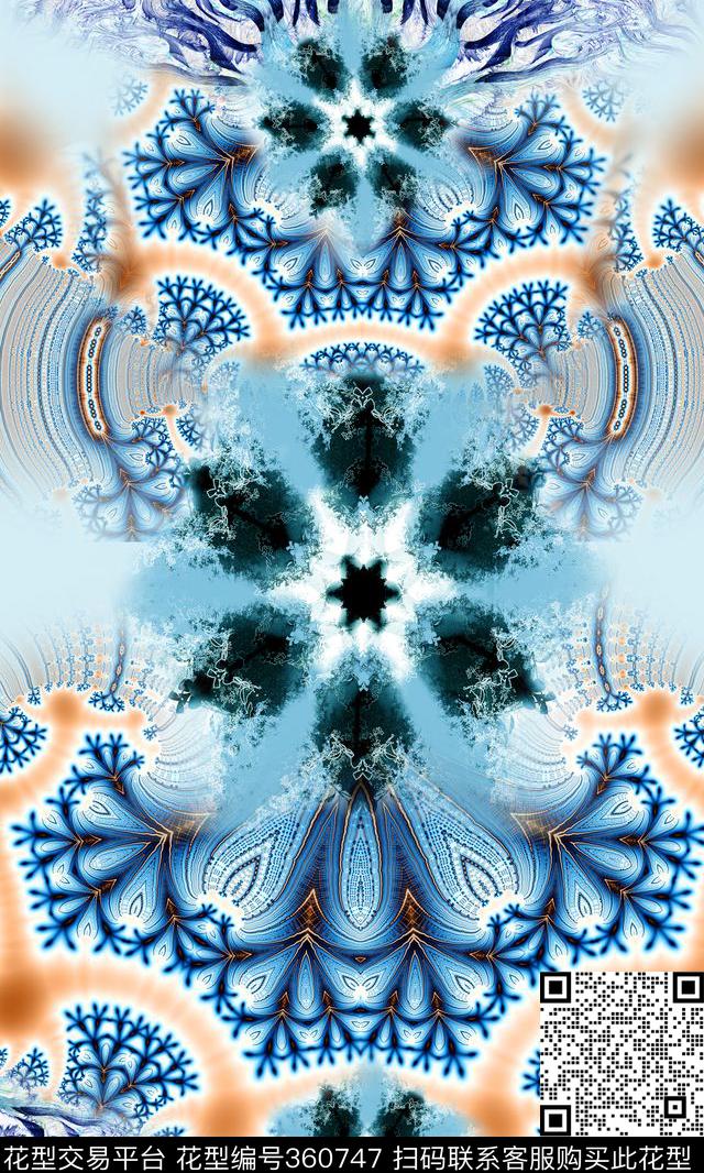 抽象定位民族数码印花华亿平台下载（图片编号: 360747） - 瓦栏（Walan）