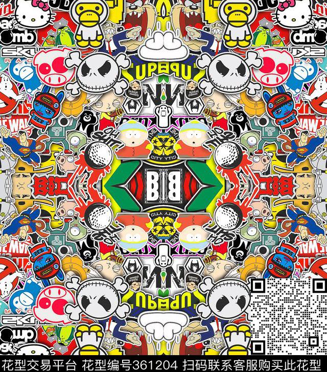 童装女装男装数码印花华亿平台下载（图片编号: 361204） - 瓦栏（Walan）