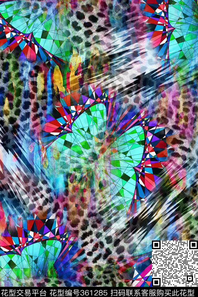 花卉数码印花华亿平台下载（图片编号: 361285） - 瓦栏（Walan）