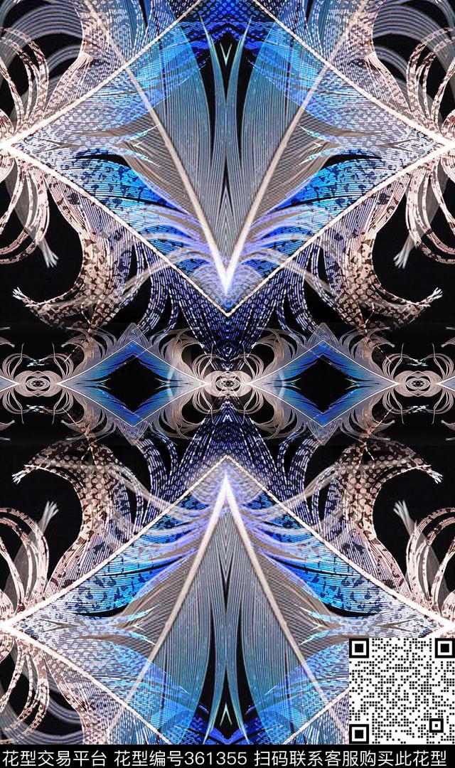 T-异域风情/Exotic数码印花华亿平台下载（图片编号: 361355） - 瓦栏（Walan）