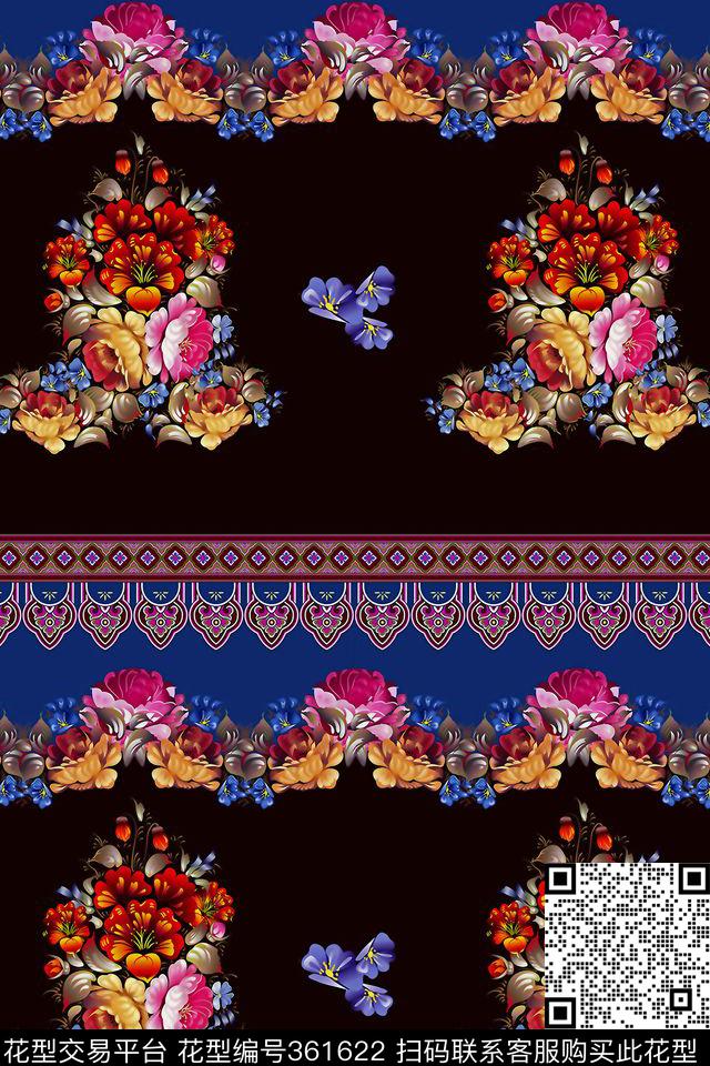 传统印花华亿平台下载（图片编号: 361622） - 瓦栏（Walan）