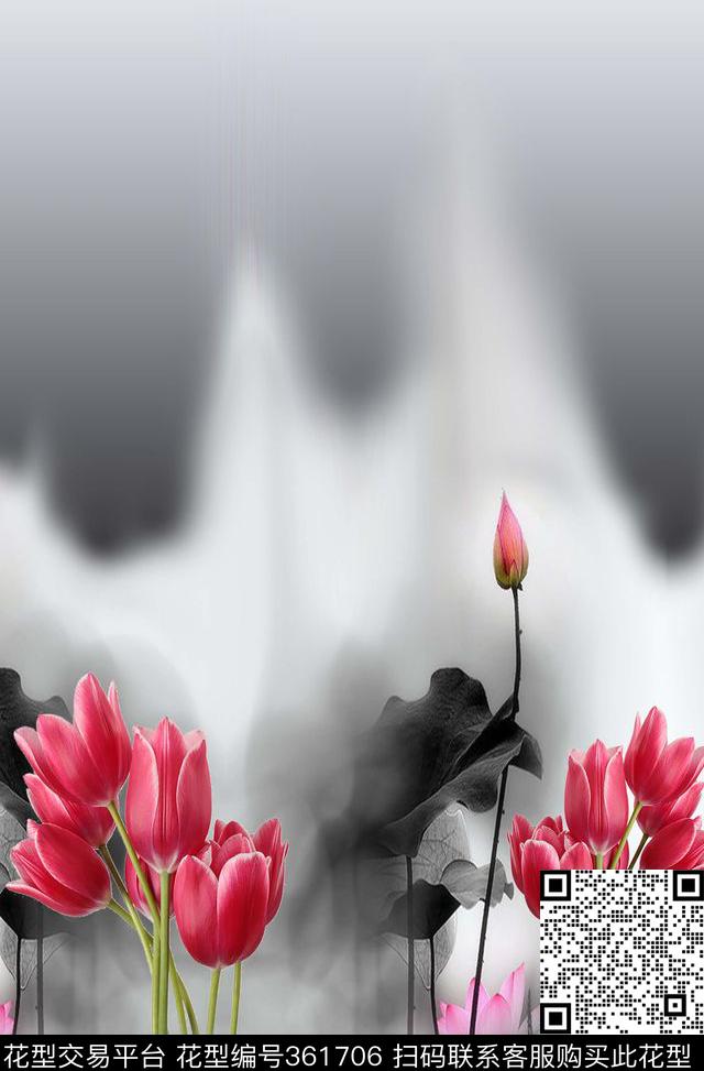 中国古典数码华亿平台数码印花华亿平台下载（图片编号: 361706） - 瓦栏（Walan）