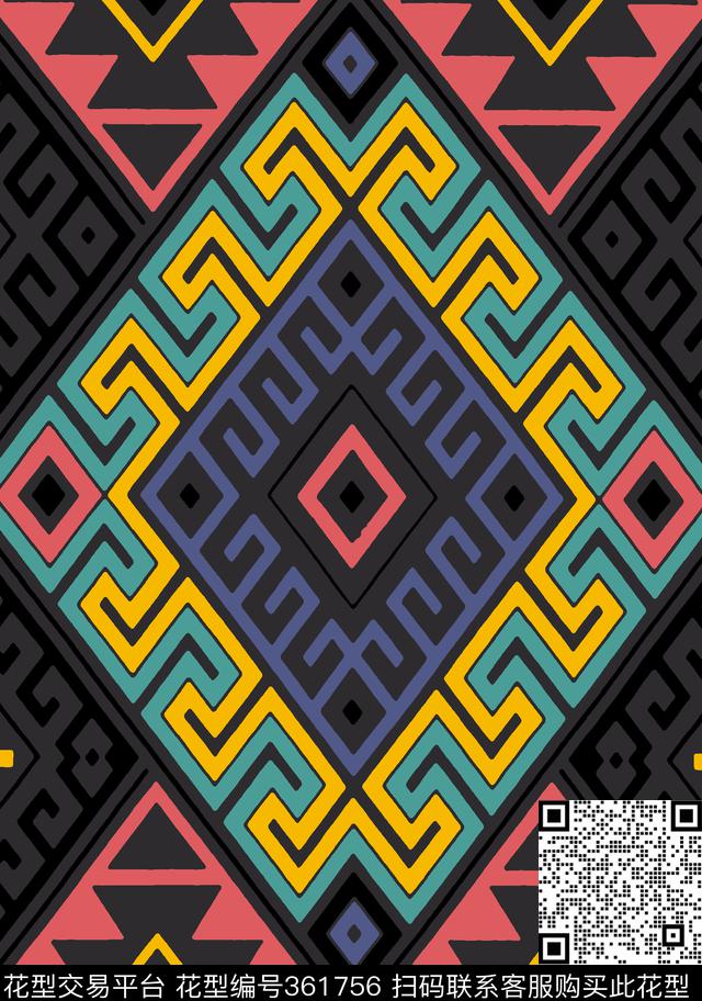 传统印花华亿平台下载（图片编号: 361756） - 瓦栏（Walan）