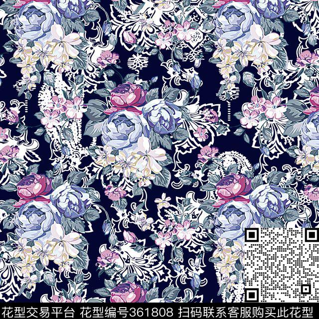 传统印花华亿平台下载（图片编号: 361808） - 瓦栏（Walan）