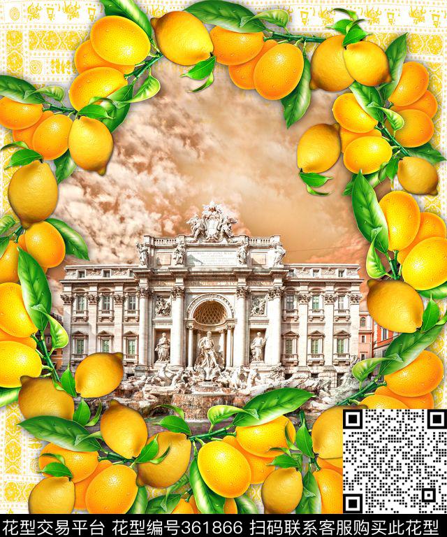 定位风景水果数码印花华亿平台下载（图片编号: 361866） - 瓦栏（Walan）