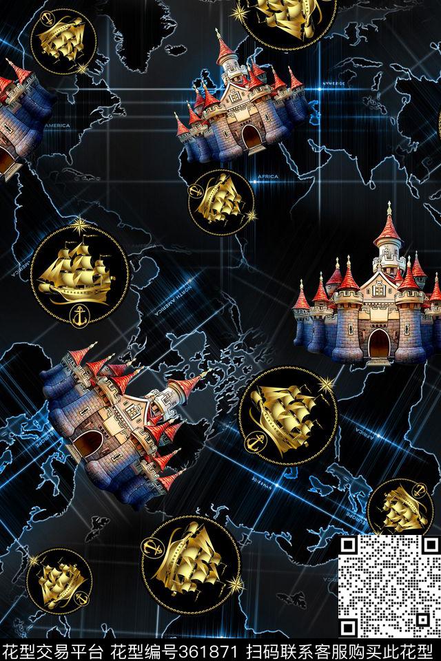 抽象数码印花华亿平台下载（图片编号: 361871） - 瓦栏（Walan）