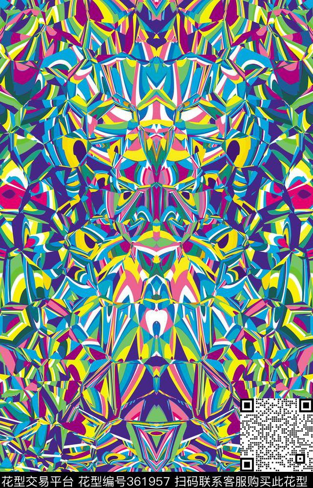 B-抽象纹理/Abstract数码印花华亿平台下载（图片编号: 361957） - 瓦栏（Walan）