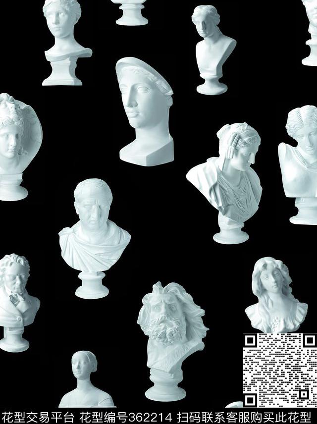 ♥红桃A〖艺术涂鸦〗♥红桃A〖复古时代〗♥红桃A〖潮流男装〗数码印花华亿平台下载（图片编号: 362214） - 瓦栏（Walan）