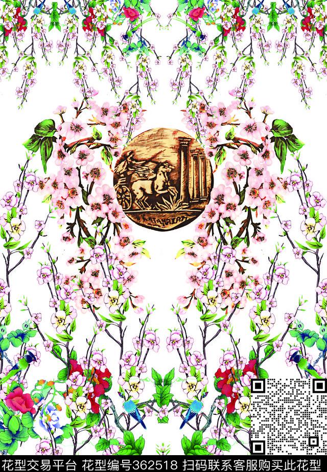 古典复古华亿平台数码印花华亿平台下载（图片编号: 362518） - 瓦栏（Walan）