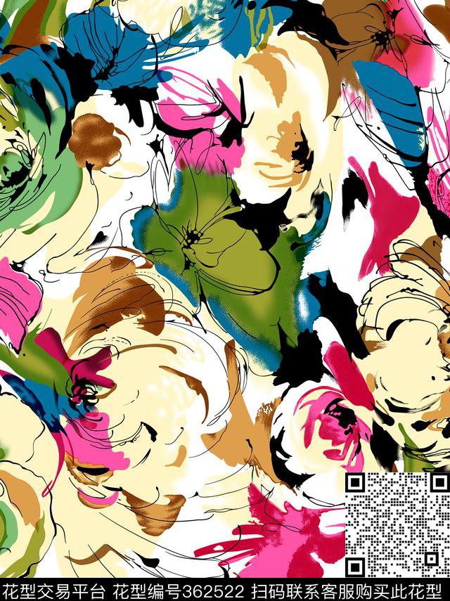 传统印花华亿平台下载（图片编号: 362522） - 瓦栏（Walan）