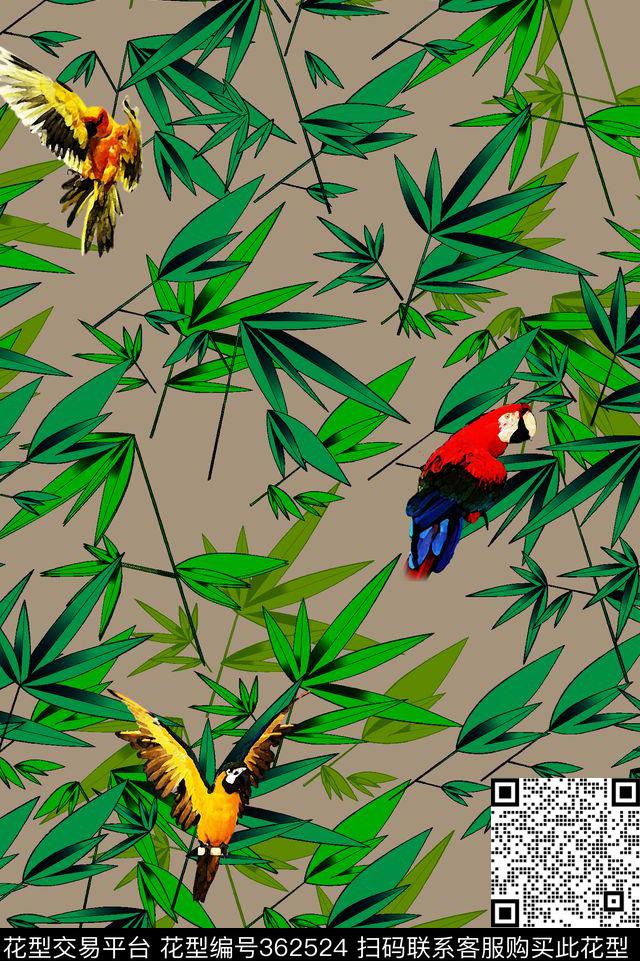 四方两方连续数码印花华亿平台下载（图片编号: 362524） - 瓦栏（Walan）