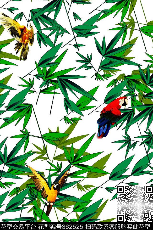 四方两方连续数码印花华亿平台下载（图片编号: 362525） - 瓦栏（Walan）