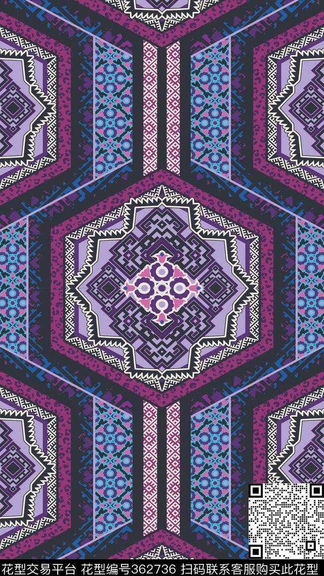 传统印花华亿平台下载（图片编号: 362736） - 瓦栏（Walan）