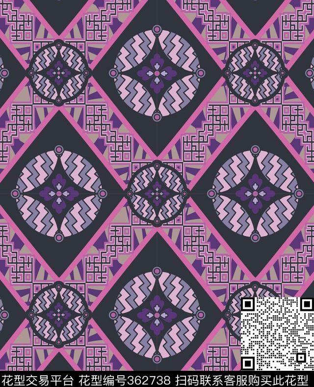 传统印花华亿平台下载（图片编号: 362738） - 瓦栏（Walan）