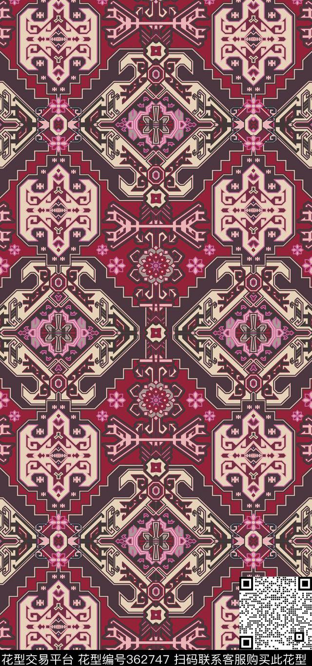 传统印花华亿平台下载（图片编号: 362747） - 瓦栏（Walan）