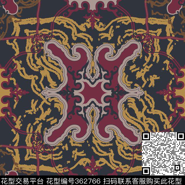 传统印花华亿平台下载（图片编号: 362766） - 瓦栏（Walan）