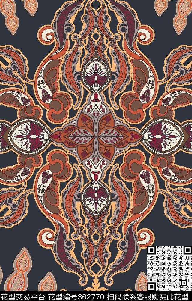 传统印花华亿平台下载（图片编号: 362770） - 瓦栏（Walan）