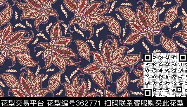 传统印花华亿平台下载（图片编号: 362771） - 瓦栏（Walan）