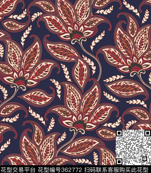 传统印花华亿平台下载（图片编号: 362772） - 瓦栏（Walan）