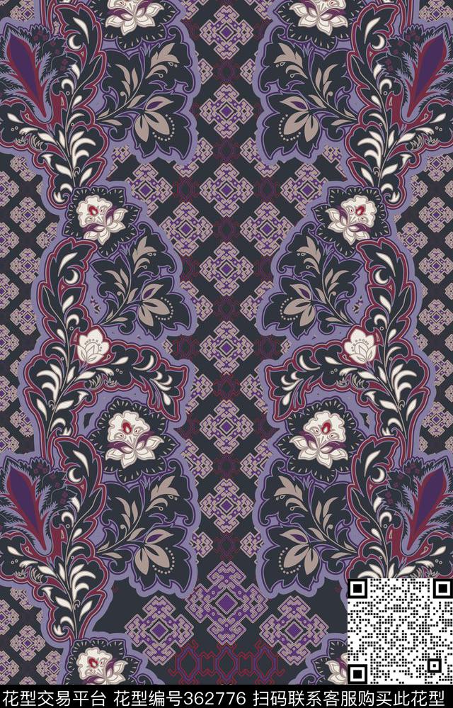 传统印花华亿平台下载（图片编号: 362776） - 瓦栏（Walan）