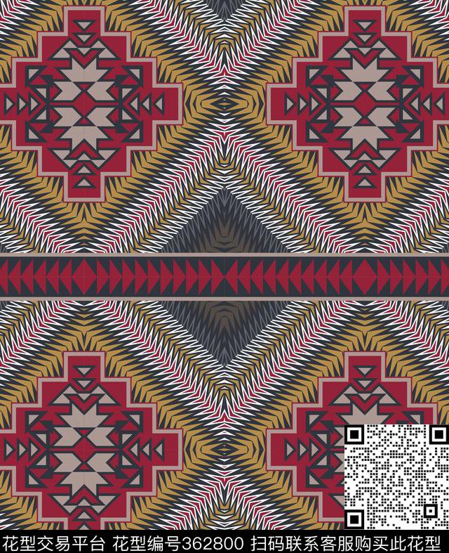 传统印花华亿平台下载（图片编号: 362800） - 瓦栏（Walan）