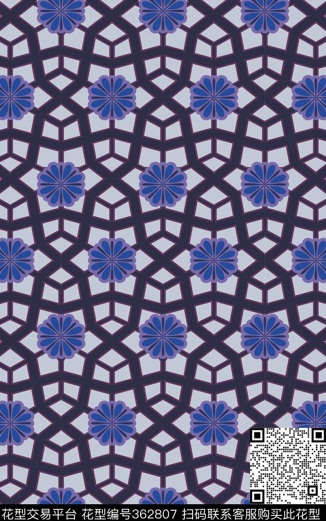 传统印花华亿平台下载（图片编号: 362807） - 瓦栏（Walan）