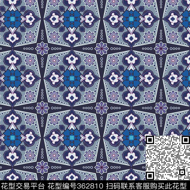 传统印花华亿平台下载（图片编号: 362810） - 瓦栏（Walan）