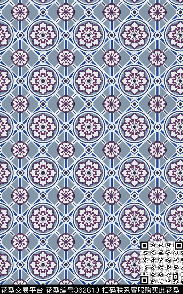 传统印花华亿平台下载（图片编号: 362813） - 瓦栏（Walan）