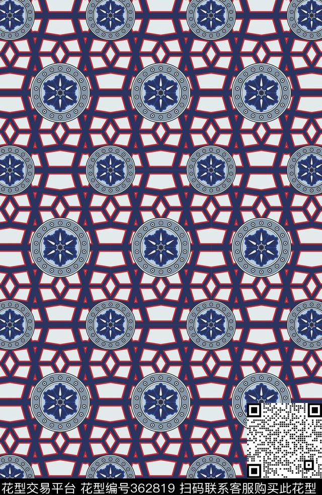 传统印花华亿平台下载（图片编号: 362819） - 瓦栏（Walan）