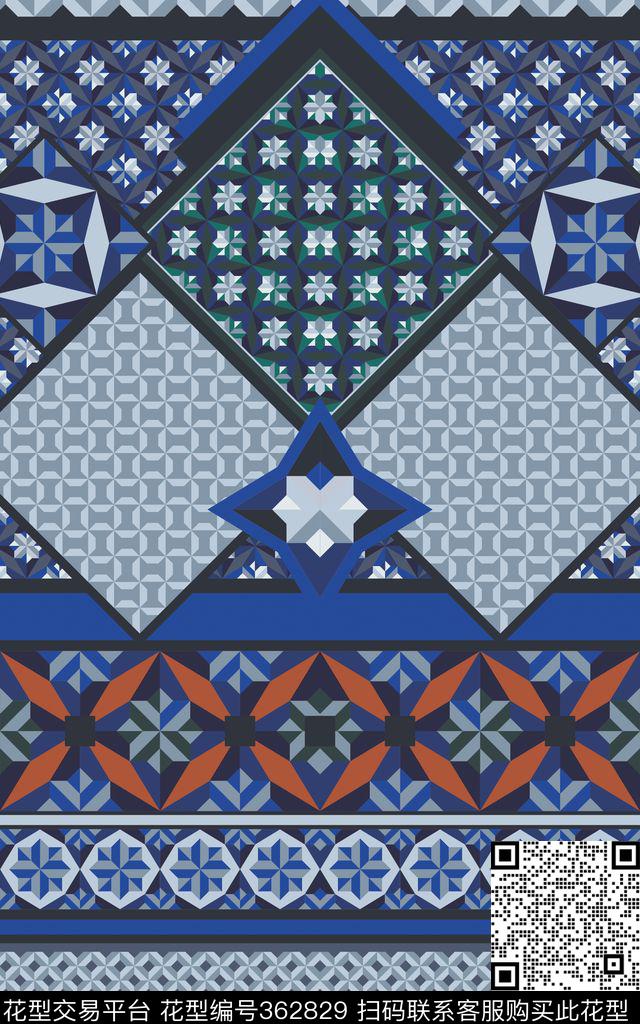 传统印花华亿平台下载（图片编号: 362829） - 瓦栏（Walan）