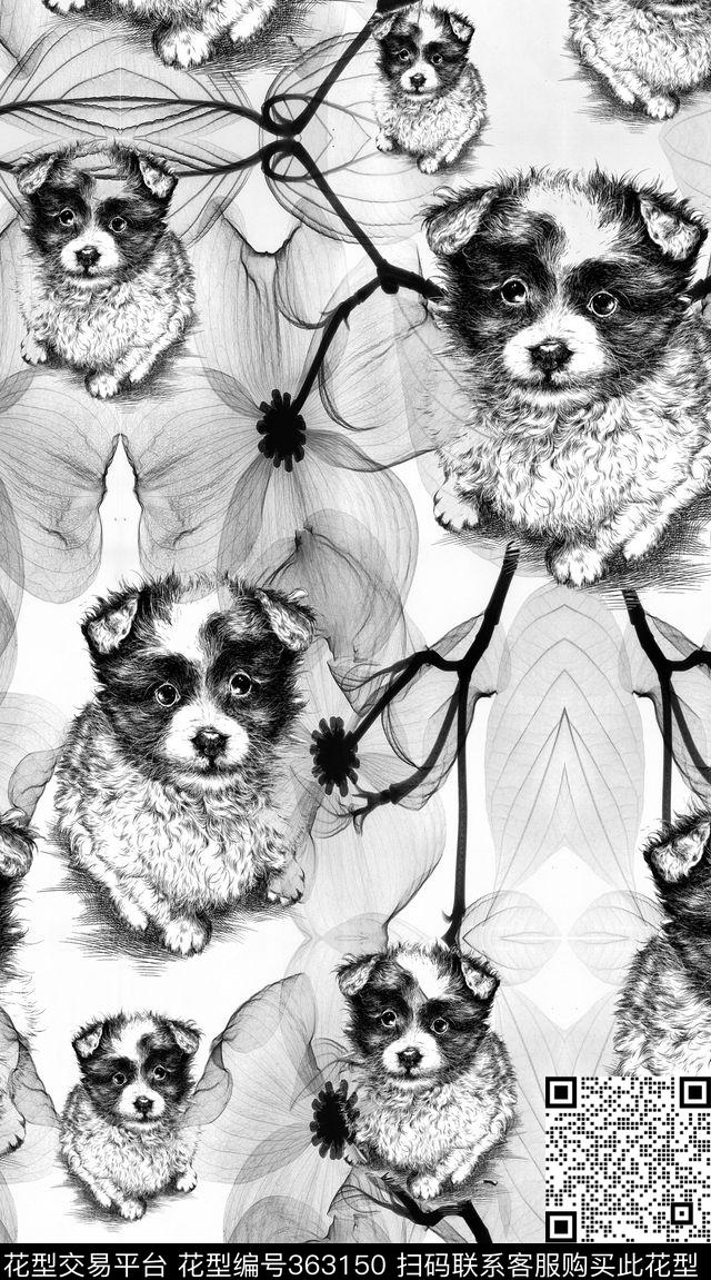 女装四方连续鸟兽家禽数码印花华亿平台下载（图片编号: 363150） - 瓦栏（Walan）