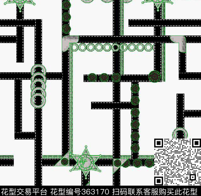 时尚男装格子传统印花华亿平台下载（图片编号: 363170） - 瓦栏（Walan）