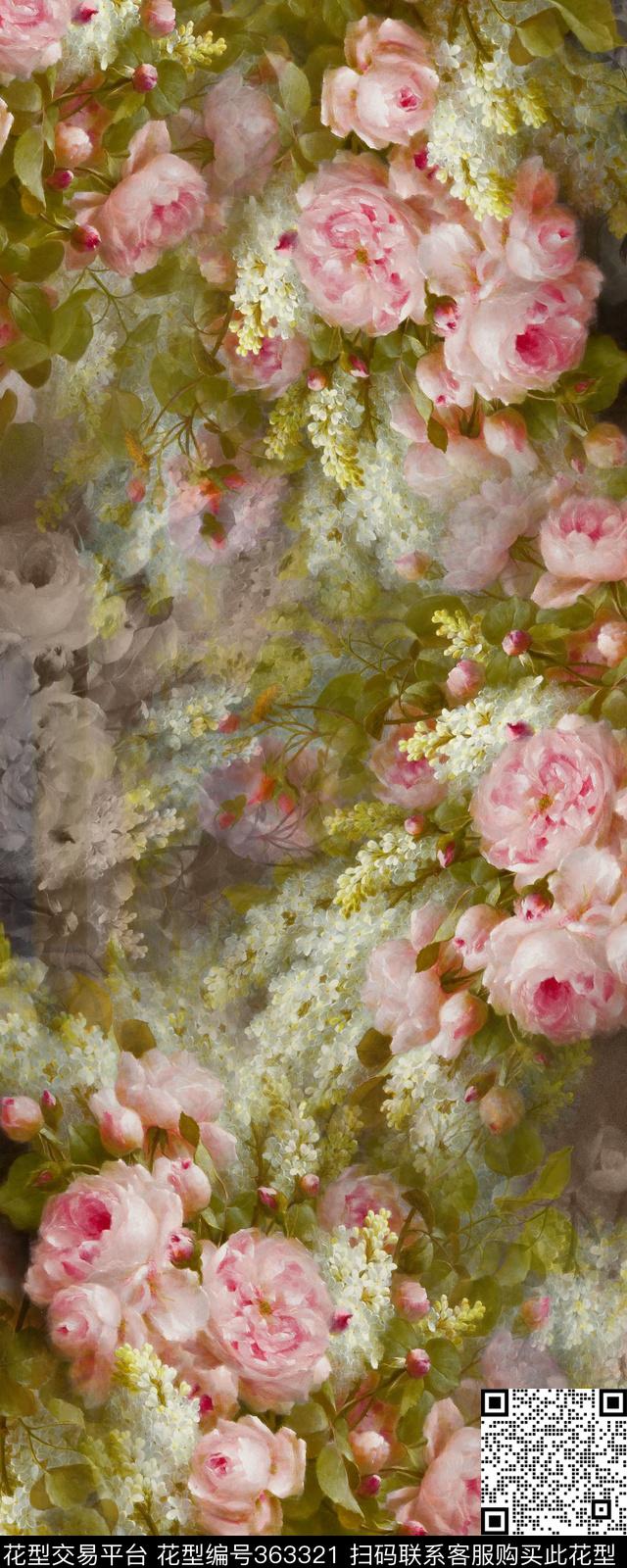 长巾数码印花华亿平台下载（图片编号: 363321） - 瓦栏（Walan）