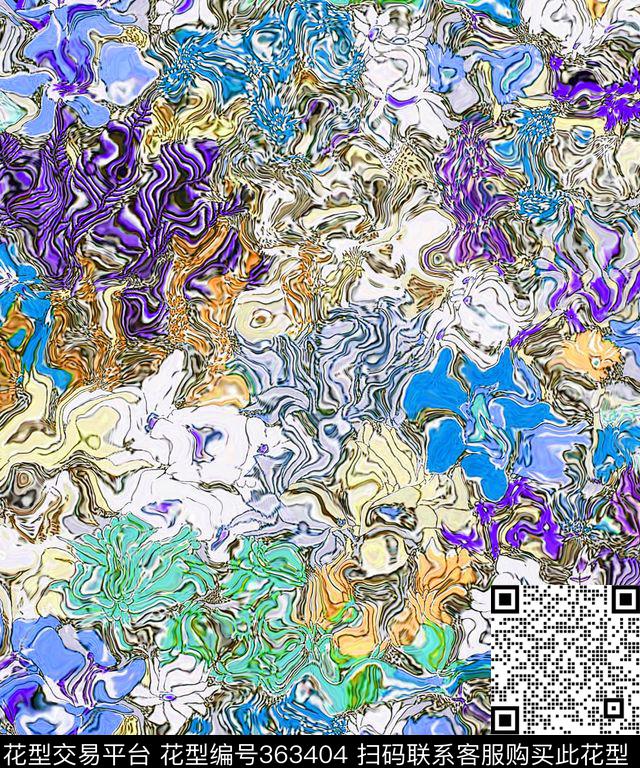 S-艺术花卉/Art数码印花华亿平台下载（图片编号: 363404） - 瓦栏（Walan）