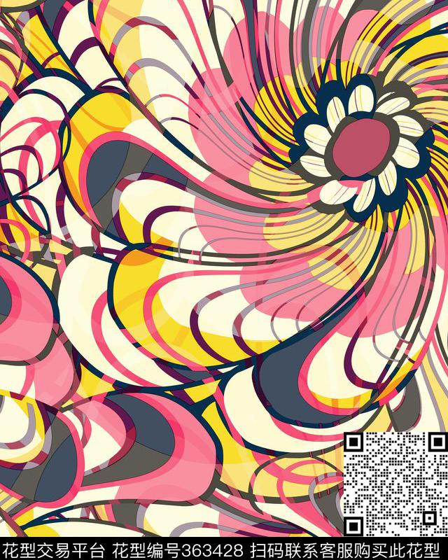 传统印花华亿平台下载（图片编号: 363428） - 瓦栏（Walan）