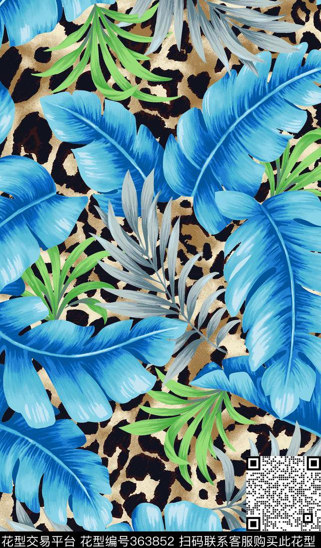 花卉数码印花华亿平台下载（图片编号: 363852） - 瓦栏（Walan）