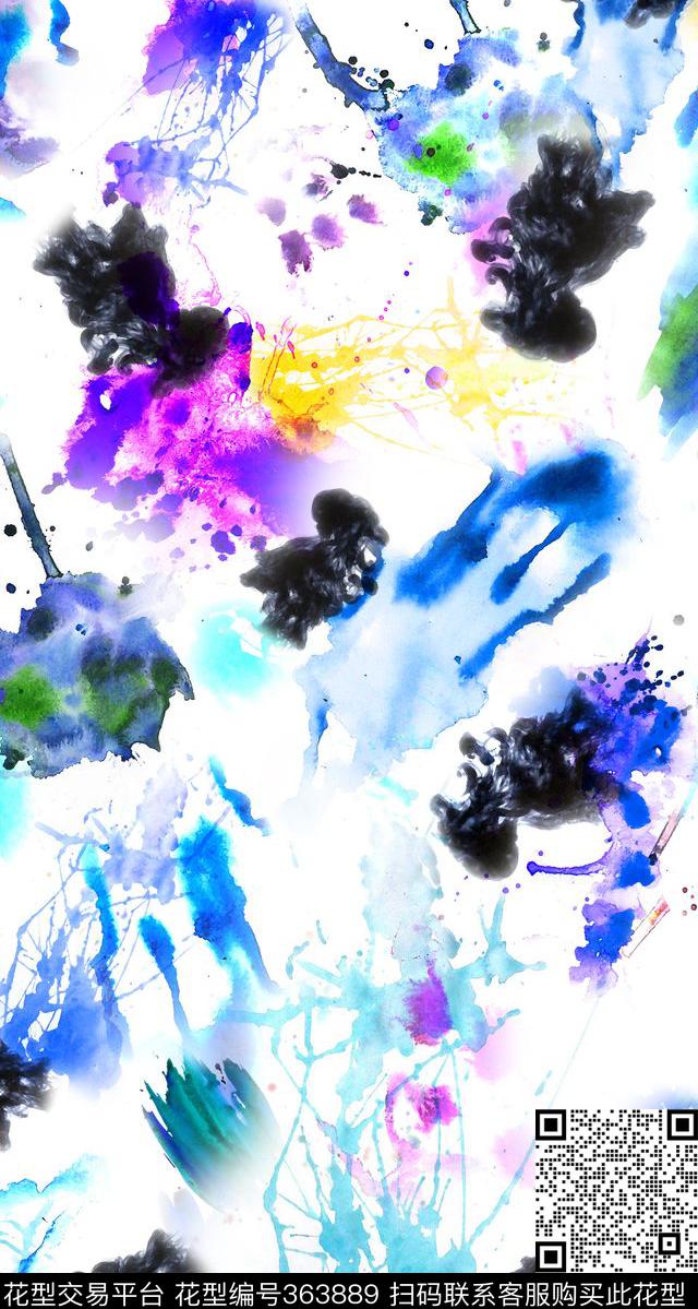 抽象数码印花华亿平台下载（图片编号: 363889） - 瓦栏（Walan）