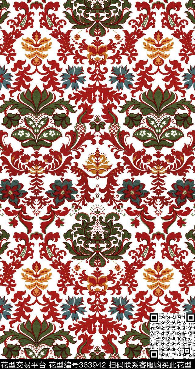 T-异域风情/Exotic数码印花华亿平台下载（图片编号: 363942） - 瓦栏（Walan）