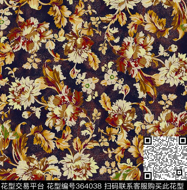 传统印花华亿平台下载（图片编号: 364038） - 瓦栏（Walan）