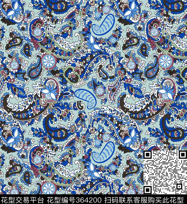 传统印花华亿平台下载（图片编号: 364200） - 瓦栏（Walan）