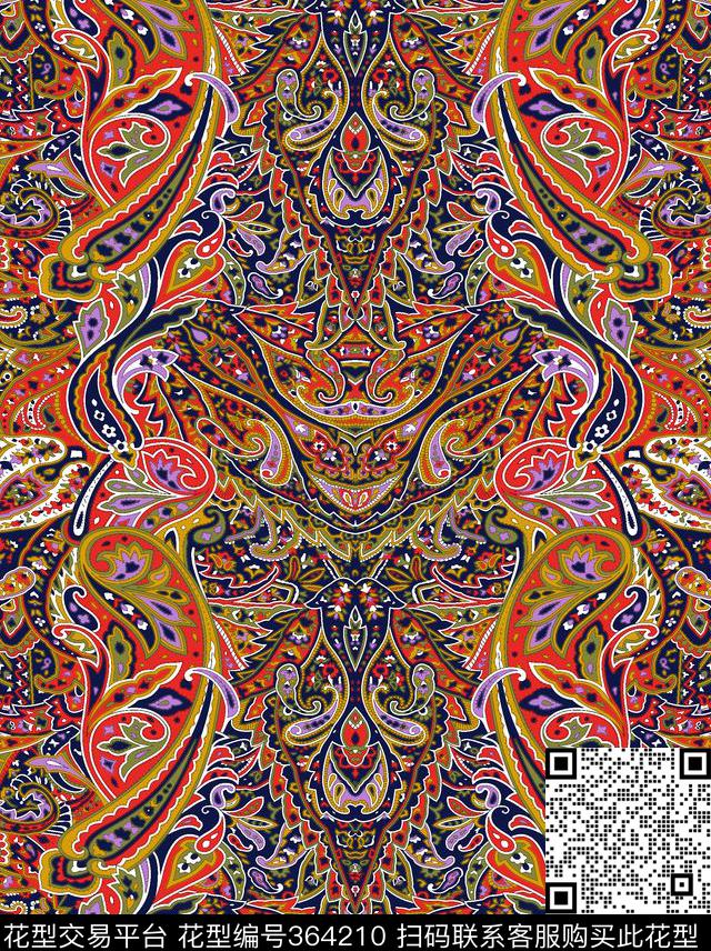 传统印花华亿平台下载（图片编号: 364210） - 瓦栏（Walan）