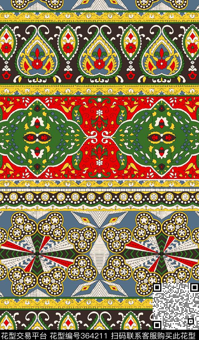 传统印花华亿平台下载（图片编号: 364211） - 瓦栏（Walan）