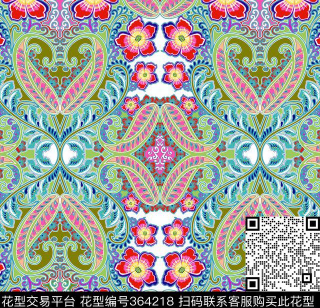 传统印花华亿平台下载（图片编号: 364218） - 瓦栏（Walan）