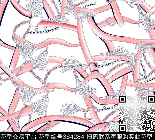 宫廷风欧美风带子传统印花华亿平台下载（图片编号: 364284） - 瓦栏（Walan）