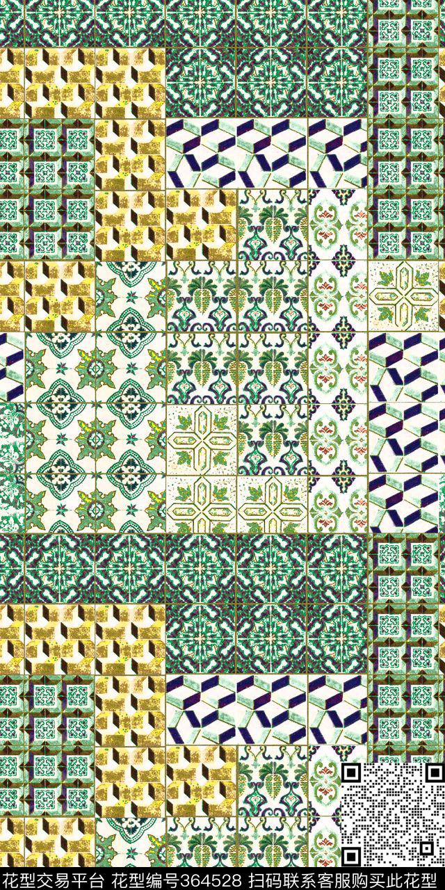民族风印度宫廷风传统印花华亿平台下载（图片编号: 364528） - 瓦栏（Walan）