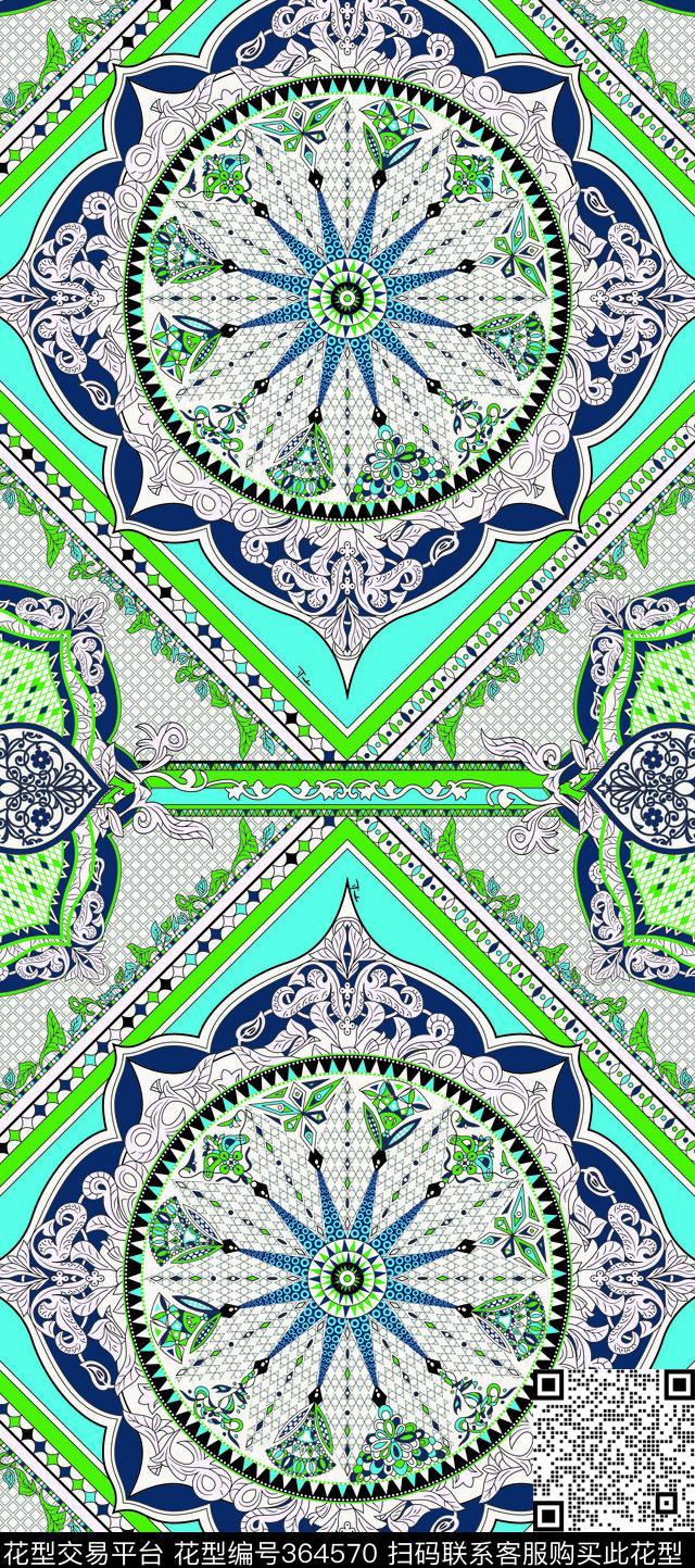 传统印花华亿平台下载（图片编号: 364570） - 瓦栏（Walan）