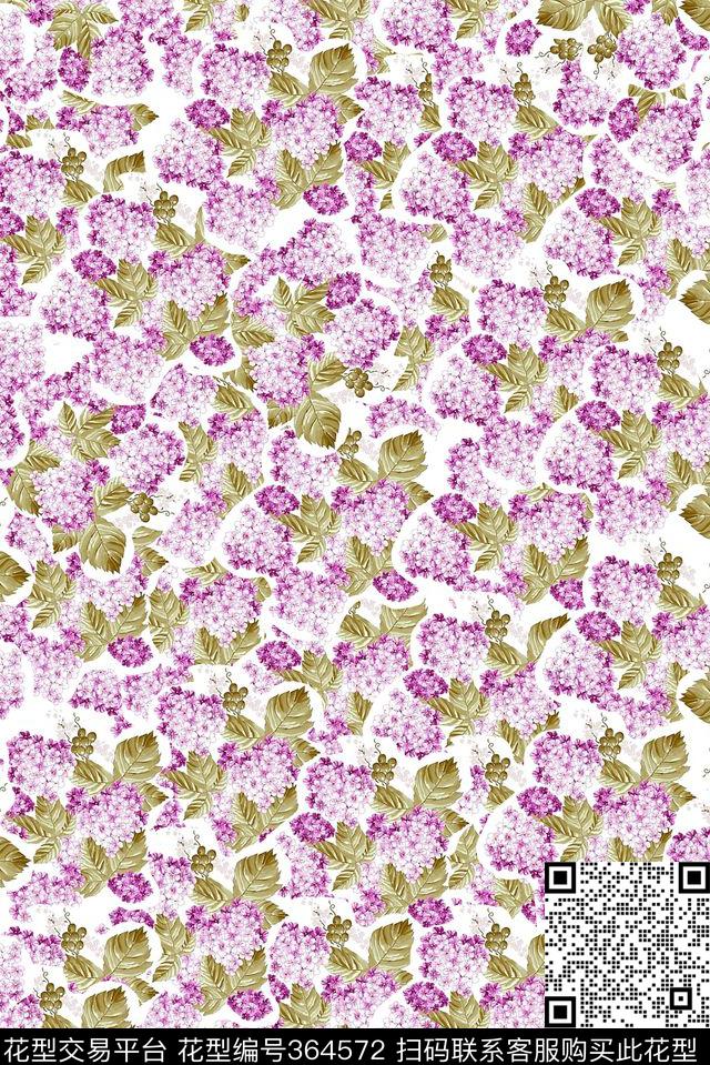 花卉传统印花华亿平台下载（图片编号: 364572） - 瓦栏（Walan）