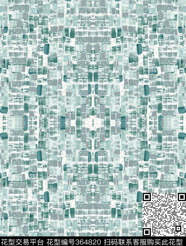 纹理临近色色块传统印花华亿平台下载（图片编号: 364820） - 瓦栏（Walan）